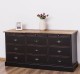 Chest of drawers with 9 drawers