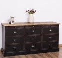 Chest of drawers with 9 drawers