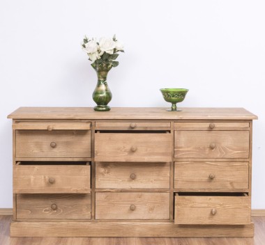 Chest of drawers with 9 drawers