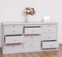 Chest of drawers with 9 drawers