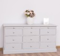 Chest of drawers with 9 drawers