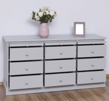 Chest of drawers with 9 drawers