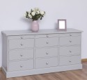 Chest of drawers with 9 drawers