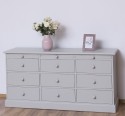 Chest of drawers with 9 drawers