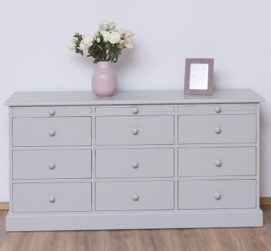 Chest of drawers with 9 drawers