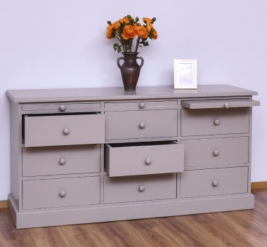 Chest of drawers with 9 drawers