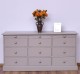 Chest of drawers with 9 drawers