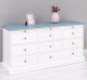 Chest of drawers with 9 drawers