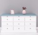 Chest of drawers with 9 drawers