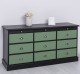 Chest of drawers with 9 drawers