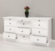 Chest of drawers with 9 drawers