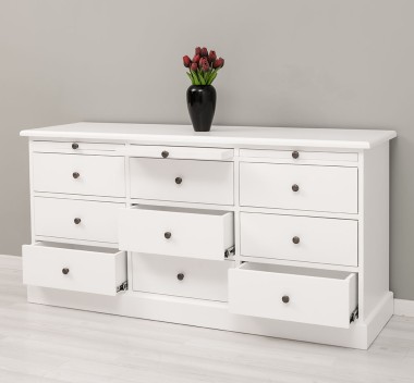 Chest of drawers with 9 drawers