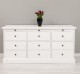 Chest of drawers with 9 drawers