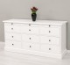 Chest of drawers with 9 drawers