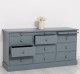 Chest of drawers with 9 drawers