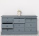 Chest of drawers with 9 drawers