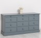 Chest of drawers with 9 drawers