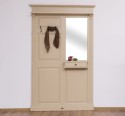 Hanger with mirror, 1 drawer