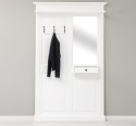 Hanger with mirror, 1 drawer