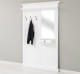 Hanger with mirror, 1 drawer