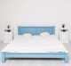 3 panel headboard bed 180x200+2 x Nightstand, Shutter Collection - Color Bed_P053 - Color Nighstands_P004 - PAINT