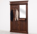 Hanger with mirror, 1 drawer - Color_P081 - LACQUER & STAINED