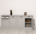 Buffet with 4 doors and 4 drawers, Directoire Collection