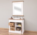 Ornamental bathroom cabinet for sink with 3 drawers and 1 door - sink is not included in the price