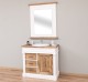 Ornamental bathroom cabinet for sink with 3 drawers and 1 door - sink is not included in the price