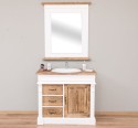 Ornamental bathroom cabinet for sink with 3 drawers and 1 door - sink is not included in the price