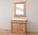 Ornamental bathroom cabinet for sink with 3 drawers and 1 door - sink is not included in the price