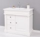 Ornamental bathroom cabinet for sink with 3 drawers and 1 door - sink is not included in the price