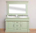 Bathroom cabinet for 2 sink, ornate - sink are not included in the price