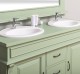 Bathroom cabinet for 2 sink, ornate - sink are not included in the price