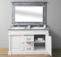 Bathroom cabinet for 2 sink, ornate - sink are not included in the price