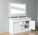 Bathroom cabinet for 2 sink, ornate - sink are not included in the price