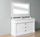 Bathroom cabinet for 2 sink, ornate - sink are not included in the price