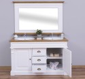 Bathroom cabinet for 2 sink, ornate - sink are not included in the price