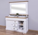 Bathroom cabinet for 2 sink, ornate - sink are not included in the price