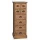 Narrow chest of drawers with 8 drawers