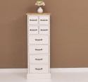 Narrow chest of drawers with 8 drawers