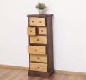 Narrow chest of drawers with 8 drawers