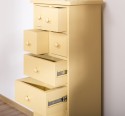 Narrow chest of drawers with 8 drawers