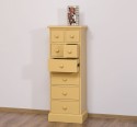 Narrow chest of drawers with 8 drawers