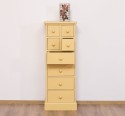 Narrow chest of drawers with 8 drawers