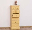 Narrow chest of drawers with 8 drawers