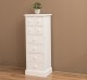 Narrow chest of drawers with 8 drawers