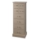 Narrow chest of drawers with 8 drawers