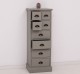 Narrow chest of drawers with 8 drawers