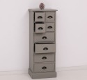 Narrow chest of drawers with 8 drawers